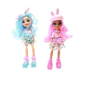 Mattel Hello Kitty Sanrio My Melody Stylie & Cloudine Dolls Dressed Preowned